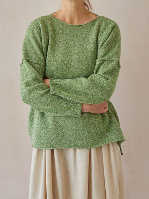 Staple Jumper | Green Marl from ROVE