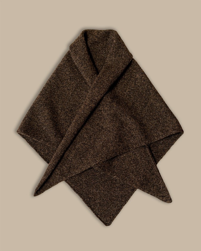 Triangle Scarf | Undyed Moorit from ROVE