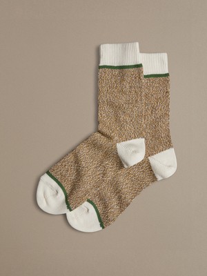 Organic Cotton Socks | Plain Brown Marl from ROVE