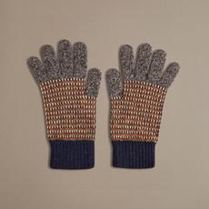Marl Gloves | Brown & Navy via ROVE