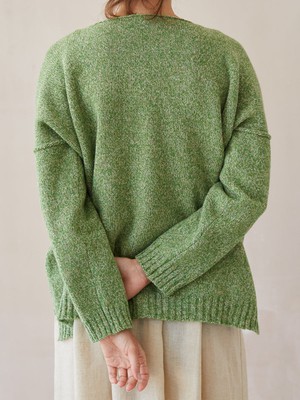 Staple Jumper | Green Marl from ROVE