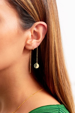 Gold Threader Earrings from Sarvin