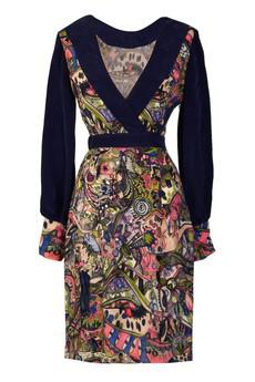 Long Sleeve Mini Dress via Sarvin
