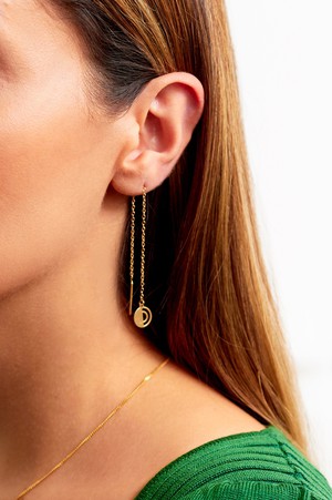 Gold Threader Earrings from Sarvin