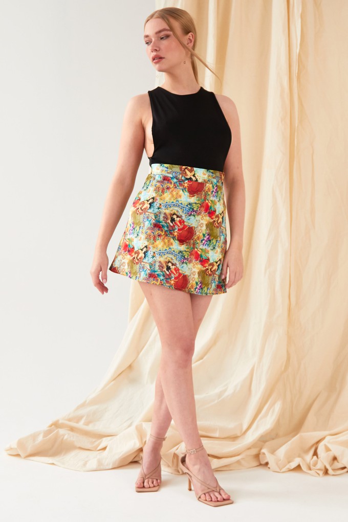 Printed Mini Skirt from Sarvin