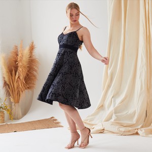 Jacquard Fit And Flare Dress from Sarvin