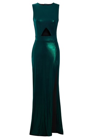 Green Cut Out Side Dress from Sarvin