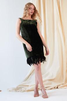 Silk Velvet Dress via Sarvin
