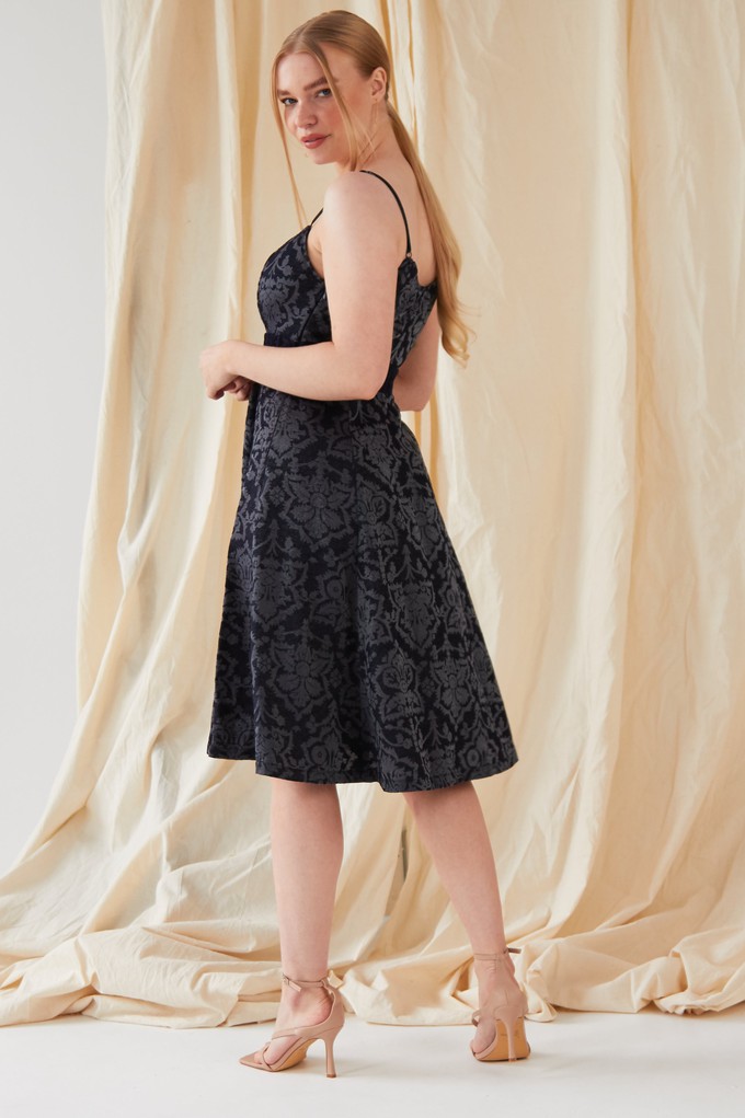 Jacquard Fit And Flare Dress from Sarvin