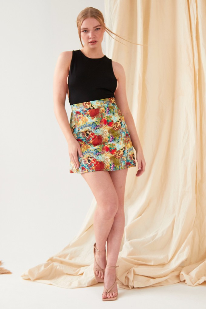 Printed Mini Skirt from Sarvin