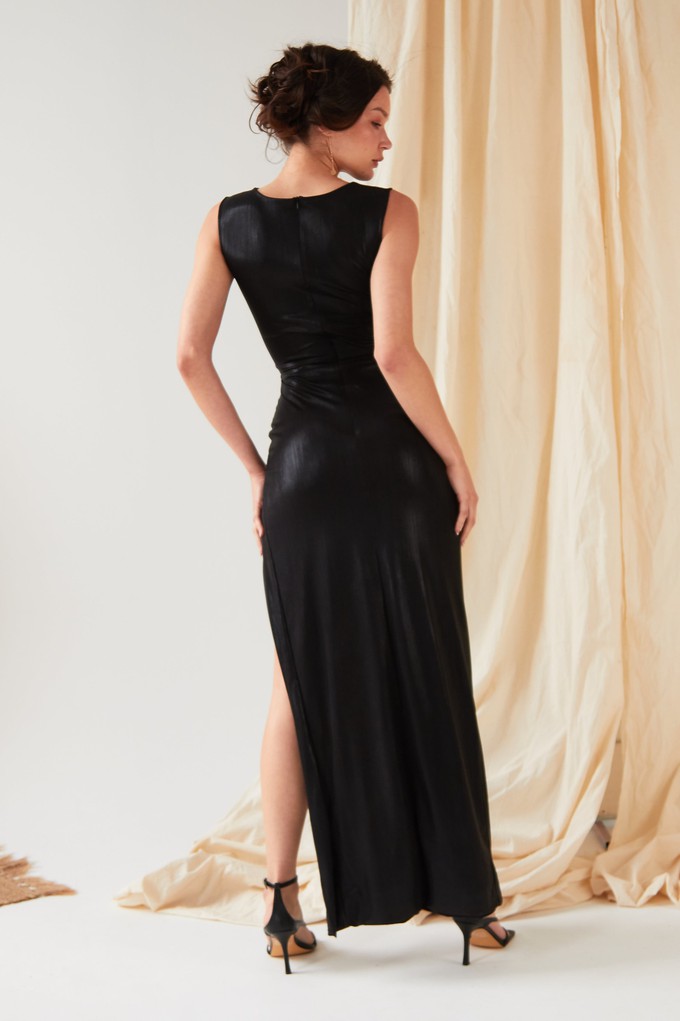 Black Cut Out Maxi Dress from Sarvin