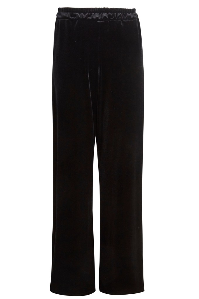 Wide Leg Velvet Trousers from Sarvin