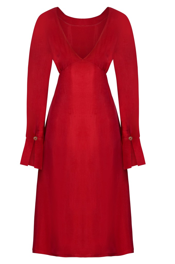 Long Sleeve Midi Dress from Sarvin