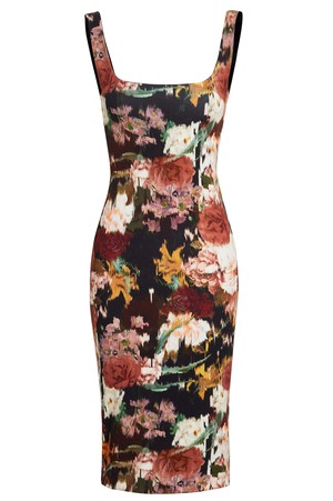 Sleeveless Floral Bodycon Dress from Sarvin