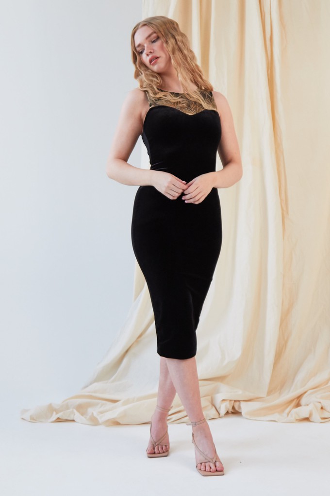 Sweetheart Neckline Dress from Sarvin