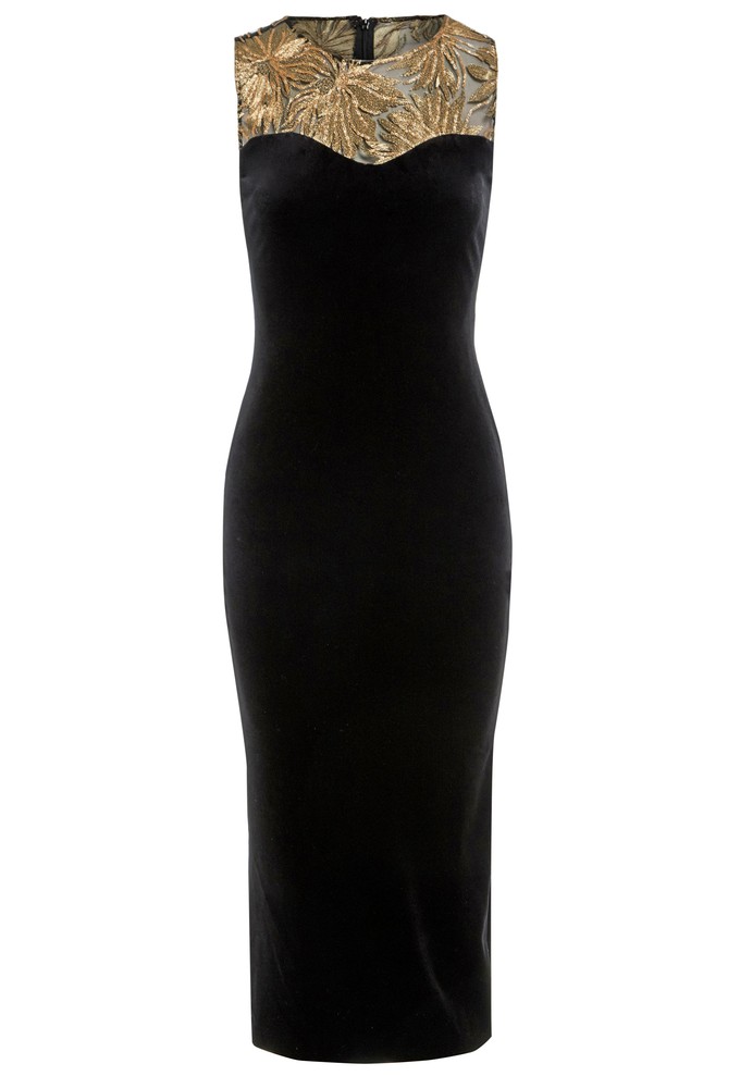 Velvet Bodycon Dress from Sarvin