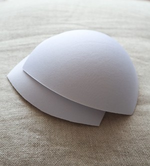 Pre-shaped cups white from Savara Intimates