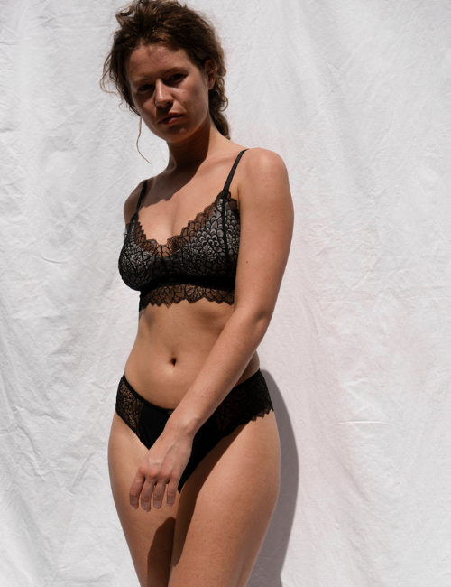 Project Cece  Willow Bra - Black Contrast