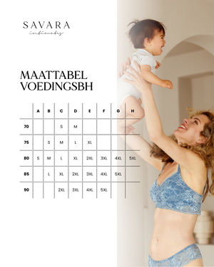 Voedingsbh Linden - Zwart from Savara Intimates