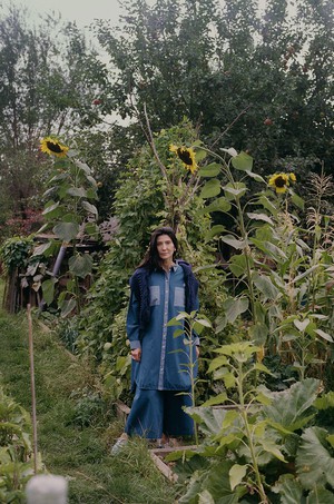 Etta Oversized Shirtdress, Japanese Denim Cotton from Saywood.