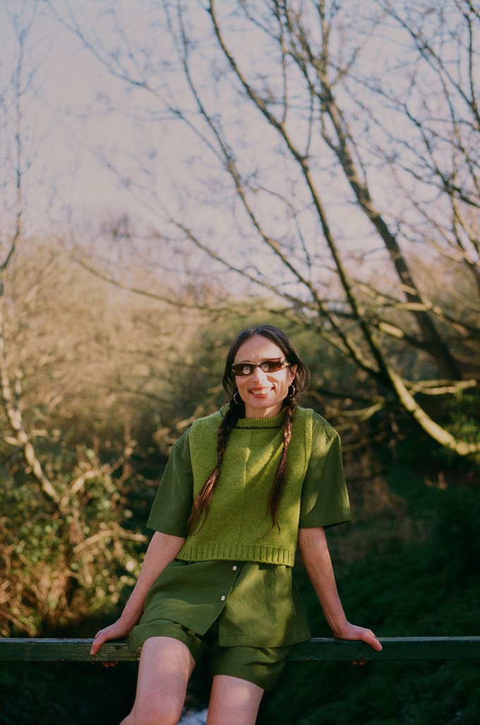 Bessie A-Line Shorts, Rich Olive Green from Saywood.