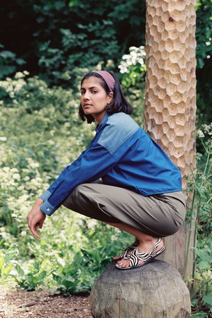 Lela Patch Pocket Shirt, Japanese Denim from Saywood. Lela Patch Pocket Shirt, Japanese Denim from Saywood.