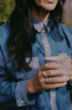 Lela Patch Pocket Shirt, Japanese Denim from Saywood.