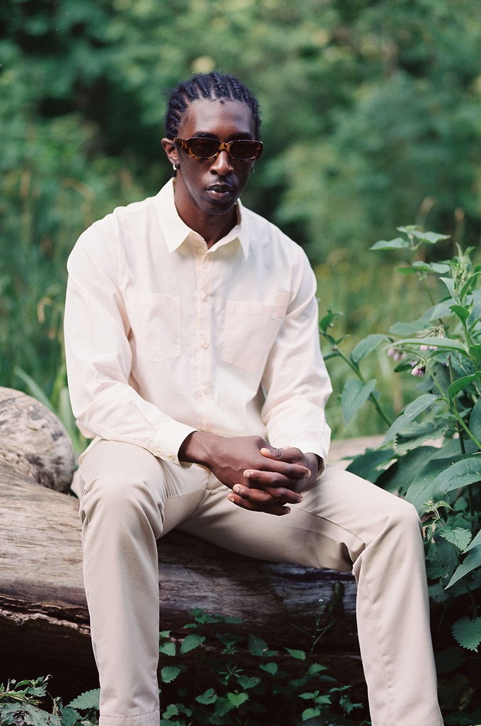 Mens Eddy Patchwork Panelled Pocket Shirt, Cotton from Saywood.