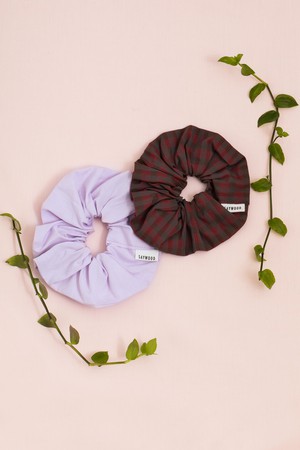 Scrunchie Duo, Zero Waste - Other Colourways Available from Saywood.