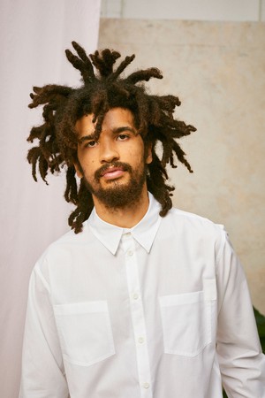 Mens Eddy Patch Pocket Shirt, White Cotton Bamboo from Saywood.