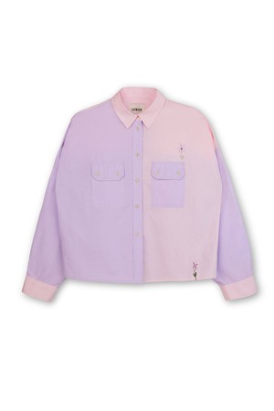 Jules Utility Shirt, Pink/ Lilac from Saywood.