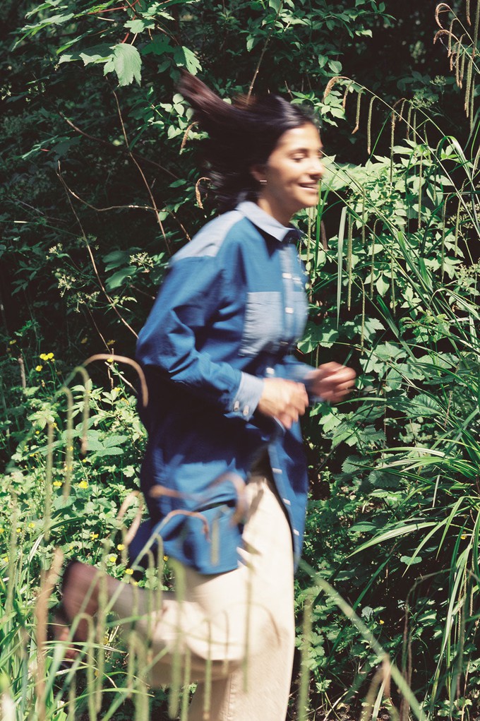 Etta Oversized Shirtdress, Japanese Denim Cotton from Saywood.