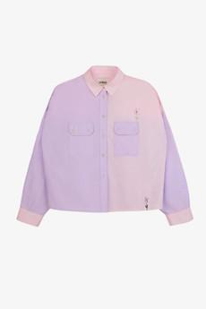Jules Utility Shirt, Pink/ Lilac via Saywood.