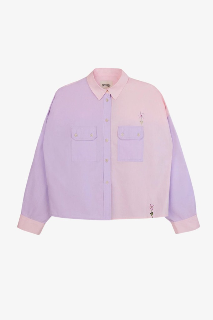 Jules Utility Shirt, Pink/ Lilac from Saywood.
