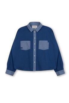 Lela Patch Pocket Shirt, Japanese Denim via Saywood.