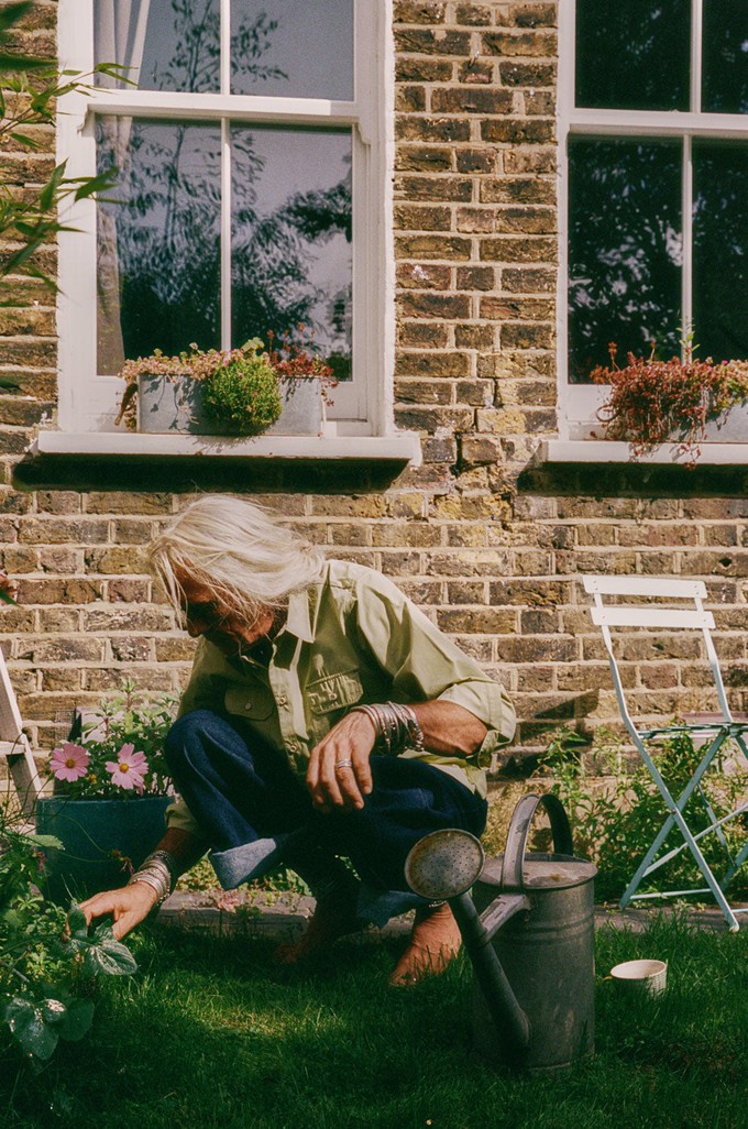 Limited Edition Mens Eddy Utility Shirt, Khaki Cotton from Saywood.
