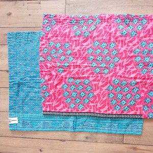 Sari placemats, handmade, set of 2, table mats, reversible from Shakti.ism