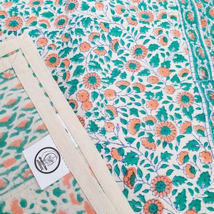 Block-printed organic cotton placemats (set of 2) from Shakti.ism