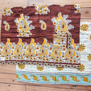 Sari placemats, handmade, set of 2, table mats, reversible from Shakti.ism