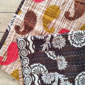 Sari placemats, handmade, set of 2, table mats, reversible from Shakti.ism