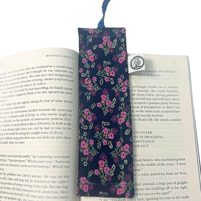 Block Printed Fabric Bookmarks with Tassel, Ethically Handmade in India from Shakti.ism