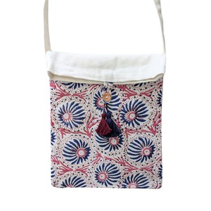 Handmade Fold-over Cotton Canvas Crossbody Sling Bag from Shakti.ism