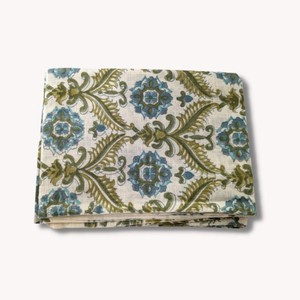 Hand block printed scarf, Indian cotton from Shakti.ism