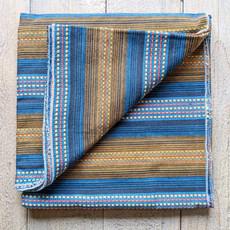 Soft cotton striped scarf, handwoven in Nepal via Shakti.ism