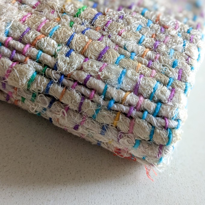 Handwoven Textured Hardcover Notebook – A5 Eco-Friendly Journal Fair Trade from Shakti.ism
