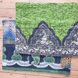 Sari placemats, handmade, set of 2, table mats, reversible from Shakti.ism