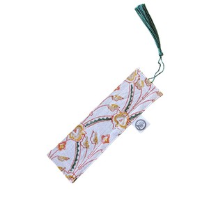 Block Printed Fabric Bookmarks with Tassel, Ethically Handmade in India from Shakti.ism