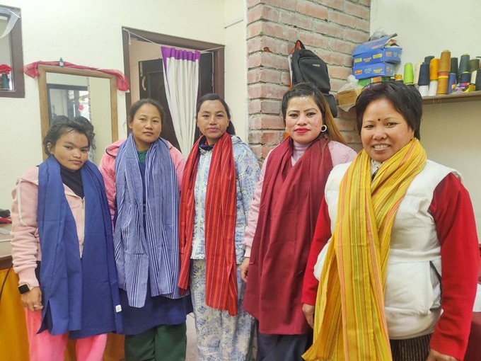 Soft cotton scarf, handwoven in Nepal from Shakti.ism