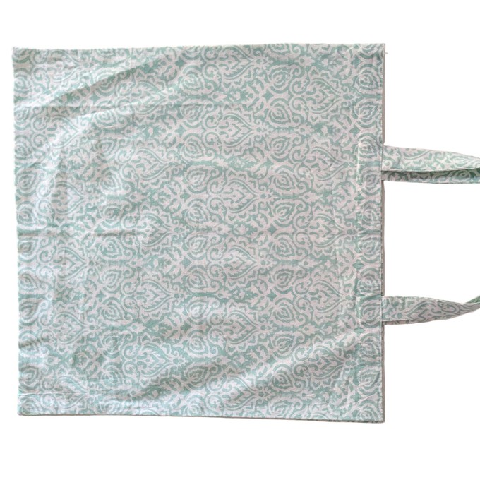 XL block and screen printed tote bags, large capacity from Shakti.ism