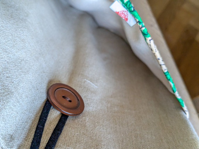 Handmade book/ e-reader / tablet sleeve with pocket, Nepali cotton from Shakti.ism